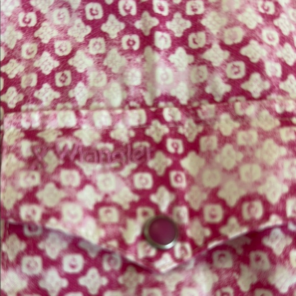 Wrangler Men's Pink Patterned Shirt - Picture 3 of 6